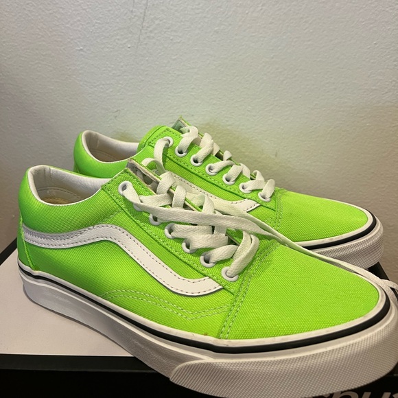 New neon green vans size 8 - Picture 1 of 1